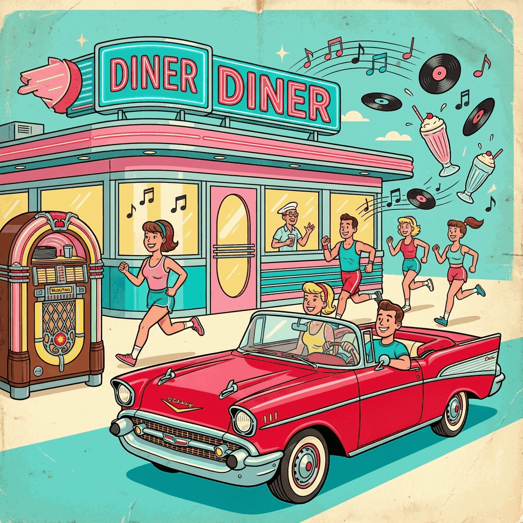 Happy Days Theme Jogging